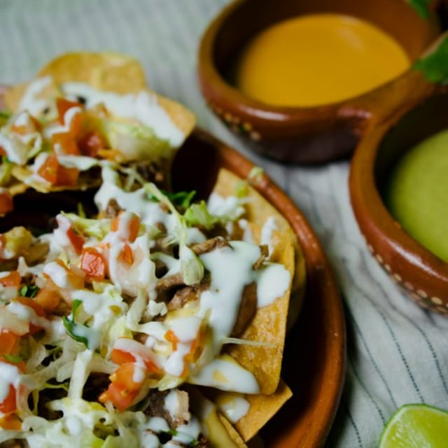 Chorizo Nachos.